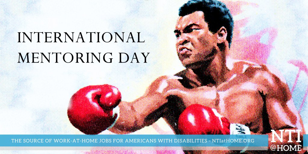 A mentor is someone in your corner when you otherwise feel alone. Today is #InternationalMentoringDay, chosen because it is the birthday of Muhammed Ali. Ali was a lone fighter in the corner of the ring, but a #MentorIRL. 

bit.ly/InternationalM…