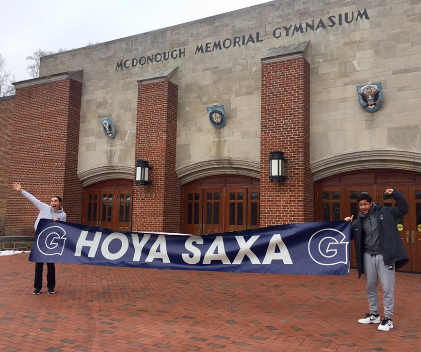 hoyatennis's tweet photo. Raise your hand if you’re as pumped as we are for spring season to start THIS WEEKEND!! Women play Army on Saturday and the men take on VCU on Sunday. More details to come. #HoyaSaxa 🎾 https://t.co/W4oEV9fbbi
