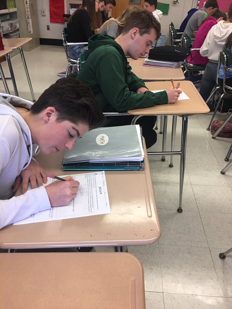 CattsMath's tweet image. Quiz tomorrow in Honors Algebra means focused study groups working together today!  #VIEWONEGOODTHING #proudofmystudents