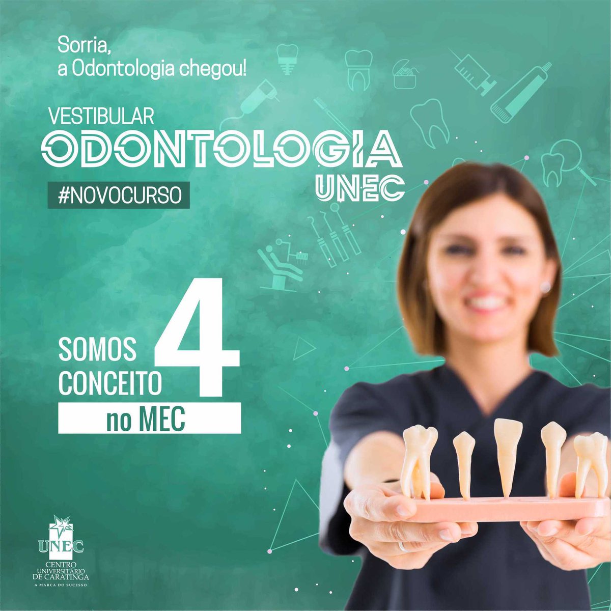 caratingaunec's tweet photo. Vestibular Odontologia UNEC   

.
Informações pelo 0800 591 4114 | Whatsapp: (33) 9.9119-0526 | vestibular@funec.br
.
#vestibularunec #vestibular #vest #vestunec #sejaunec #somosunec #unecnasredes #odontologianounec https://t.co/Q4HxBhNtLH