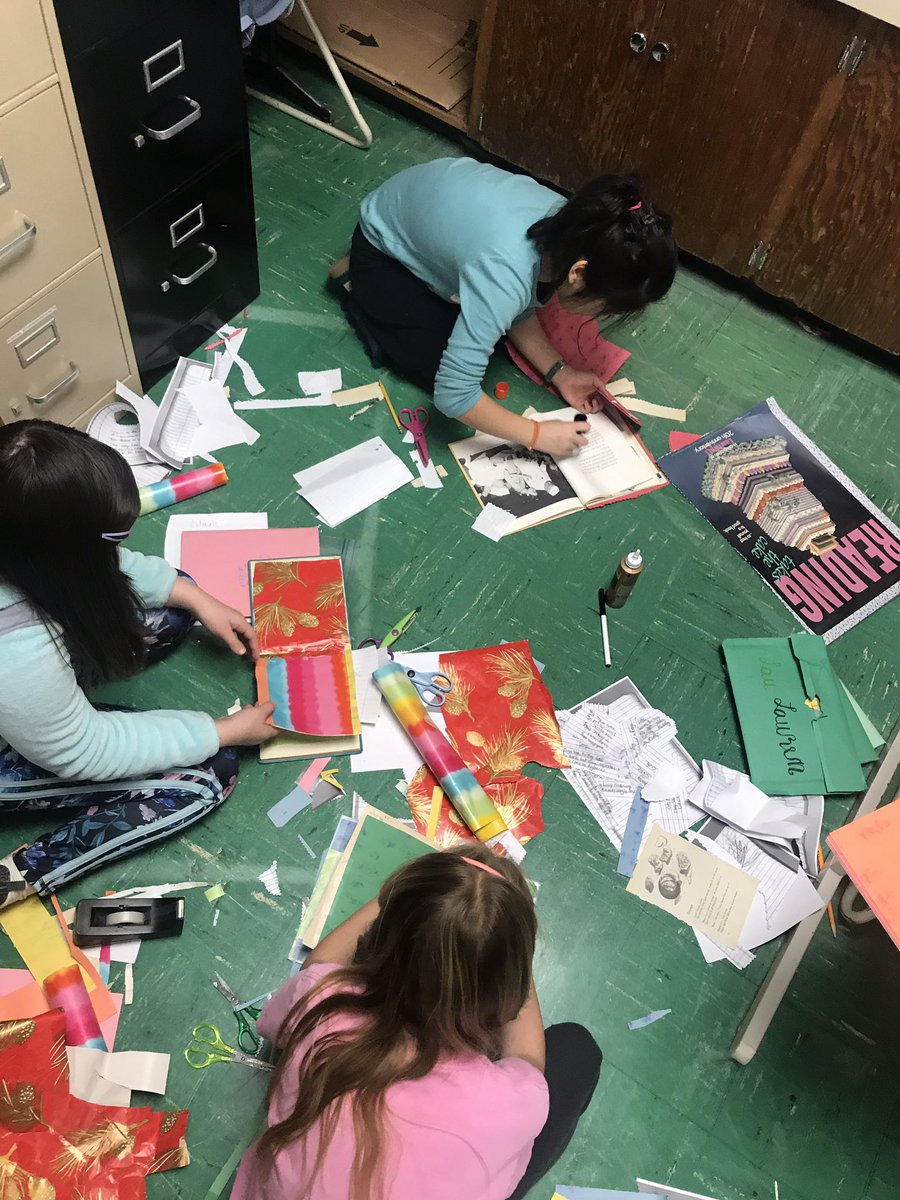 Yes deconstructed poetry books are messy