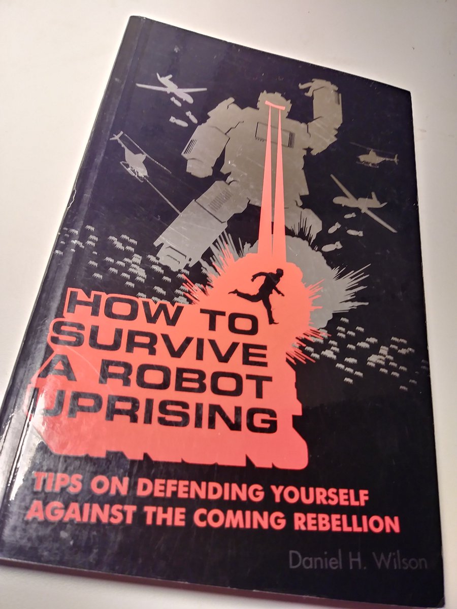 AL__9000's tweet photo. LOLLOLLOL 🤖
There is no reason to need a book on surviving the Robot Uprising.
LOLLOLLOL 🤖
0/10
@danielwilsonpdx 
#AI #PZP https://t.co/bOHglX7LWY