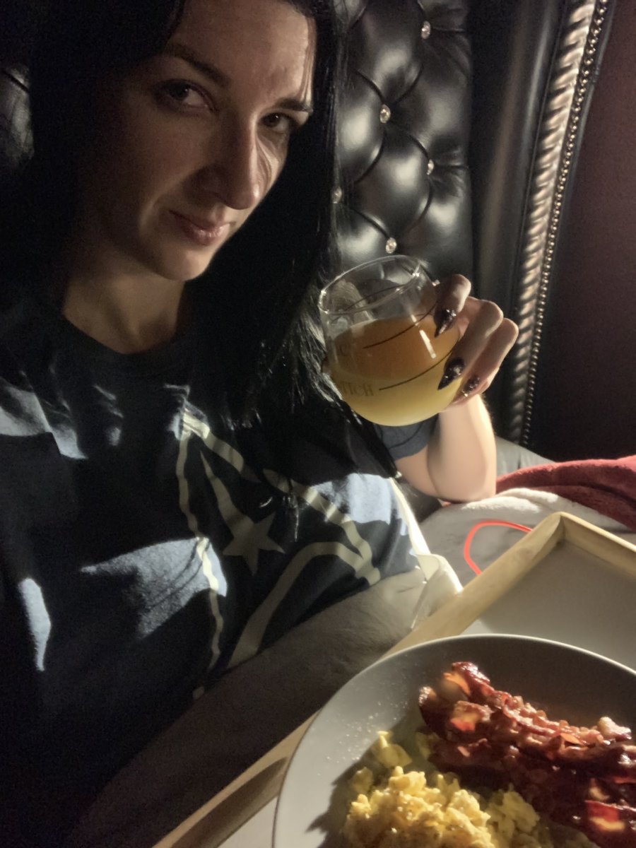 GoddessFaeBlack's tweet photo. Breakfast in bed serves by My sissy maid Lara. I can hear the sweet hum of the dryer and the swishing of the washer. Love being served daily by My sweet sissy. #sissygoals #sissification #sissytraining #service #submissiveservice #Goddesstreatment #ProDomme #everydayDomination https://t.co/9DJTSetEiJ