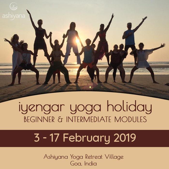 hellomyyoga's tweet photo. #hellomyyoga friends... @ashiyanayoga is organizing Iyengar #yoga Holiday from 3-17 Feb 2019 at Ashiyana Yoga Retreat, Goa, India. For complete details visit https://t.co/sMxqyzuEeG

#iyengaryoga #yogagirl #yogacues #yogabody https://t.co/rhA5rbcaNJ