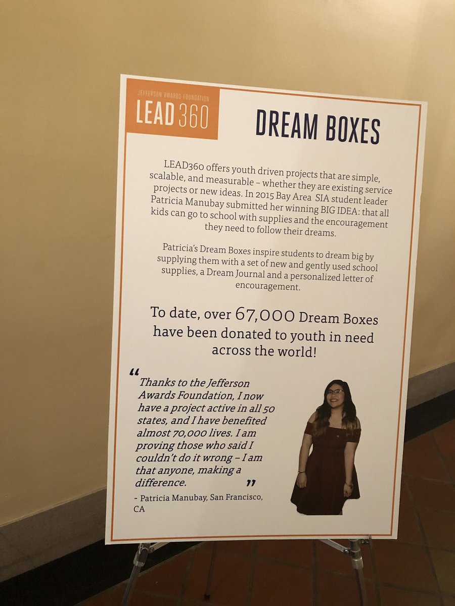 AmberLChildress's tweet photo. Thank you to all the Students In Action that attended last night’s @BayAreaJAF awards ceremony!  The Dream Box was definitely a highlight ✨ #multiplygood https://t.co/Zo8QvV9Fjx