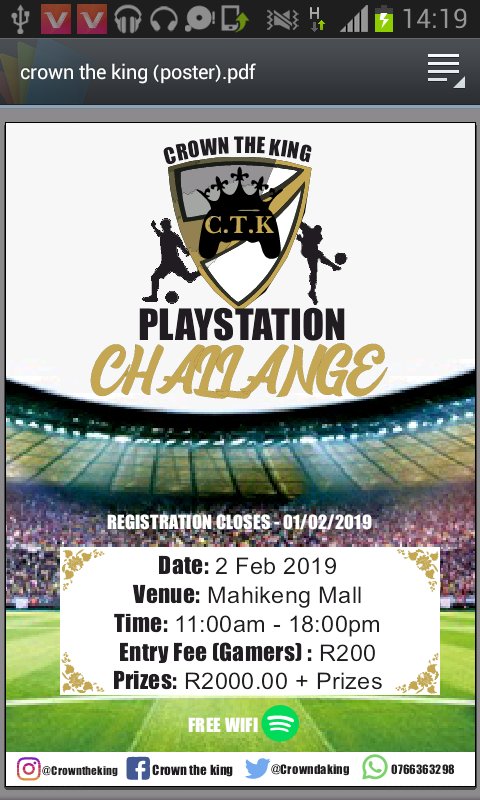 Registration link is ready. Check it out and register on our #earlybird special.
LINK:
webticket.co.za/event.aspx?ite…

Registration ends 1st February 2019.