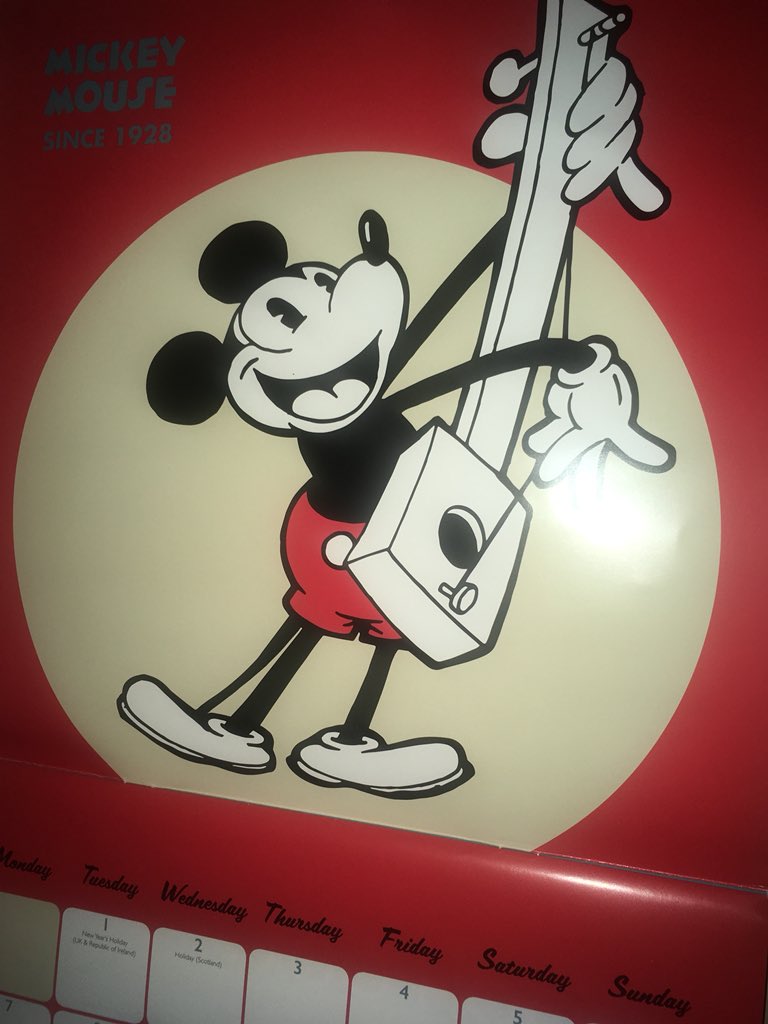 And this is my #Disney calendar for 2019 thanks to my mum ☺️ #Mickey90