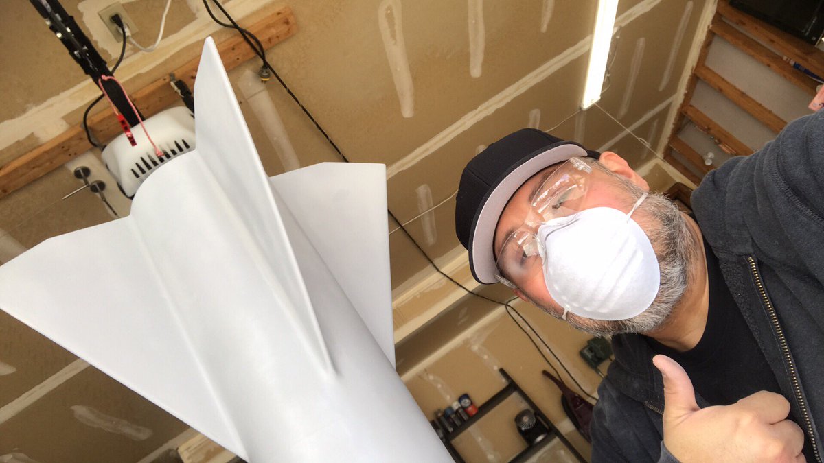 modelrocketguy's tweet photo. I’m going on a small vacation with the family. Here is a preview of what I’ve been working on before I leave. @LocPrecision 5.5” Bullet fin can with its last coat of primer. #locbullet #locprecision #modelrockets #modelrocketry #highpowerrocketry #causerockets #thelocmafia https://t.co/xr3QuJIu82