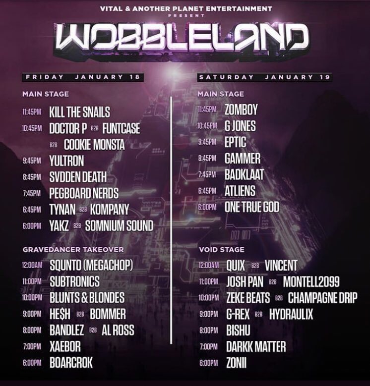 InvisionMG's tweet image. From @AvalonHollywood on Friday to  Wobbleland on Saturday !  @zoniiworld is killing it this weekend ! 🛸🛸🛸