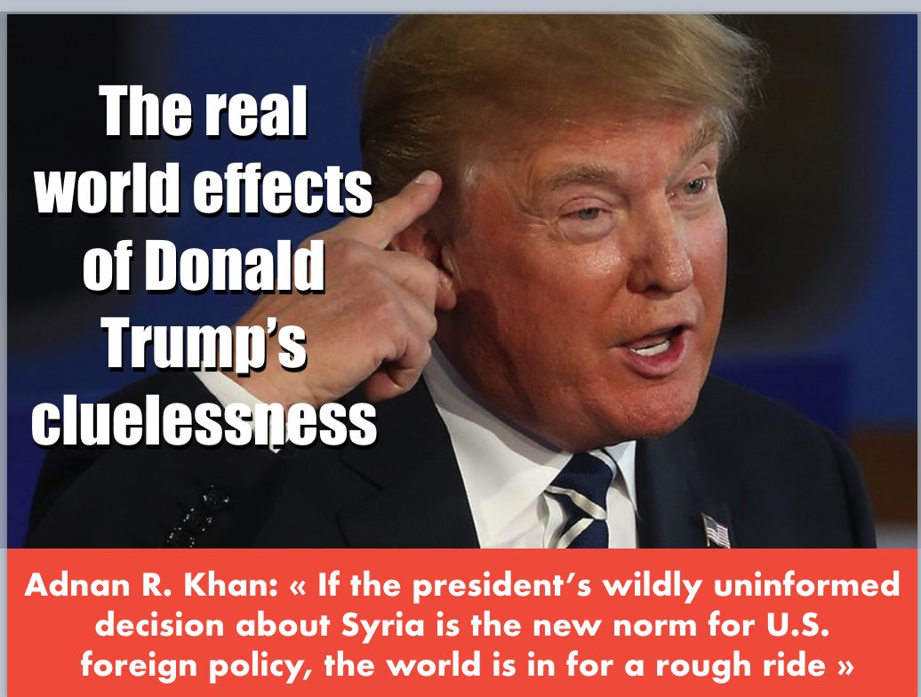 🔴Trump and the Glorification of the Reign of Ignorance 
lnkd.in/ecxh8iT Trump # Foreign Policy# World Affair # USA # <a href="/OhMyEuropeBlog/">Oh My Europe</a>