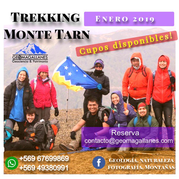 glaciologo89's tweet photo. Este viernes 18, Ven a conocer el Monte Tarn por 35.000 CLP general y 25.000 CLP estudiante, últimos cupos! Incluye transporte, snack y guías #Puq #MonteTarn #MountTarn #Magallanes https://t.co/g1uLPknwqz