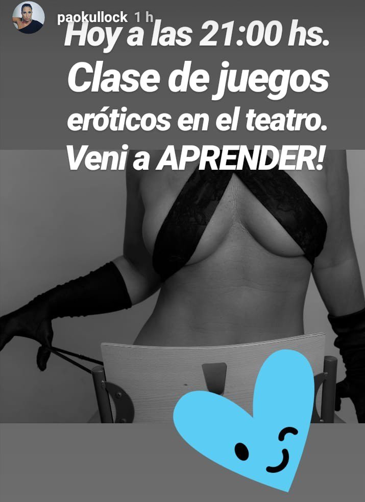 paokullock's tweet photo. Hoy "VOY A IRRUMARTE ESTA NOCHE" Ideas picantes para cerebros curiosos. Ya me conocen. Ya saben de qué se trata.
Quedan tres veces. Hoy y jueves 24 y 31. Y no hay más.
Teatro Bar la Kermesse. Anchorena 1347.
Entrada $200.- https://t.co/TJOmYmNVtr