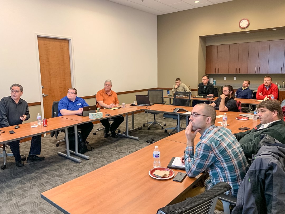 CenOHBUG's tweet photo. #tbt to our meeting last week. Sad you missed it? It's okay, we've got another one coming up on March 12th! 

#BIMSpecialist #BIM #Revit https://t.co/f7HUFfwTGR