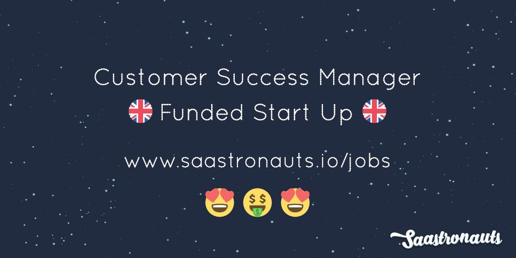 💁🙋‍♂️ Well hello... how about a #CustomerSuccess role for a high-growth #SaaS #scaleup! saastronauts.io/job/akkroo-cus… #CSJobs #StartUpJobs