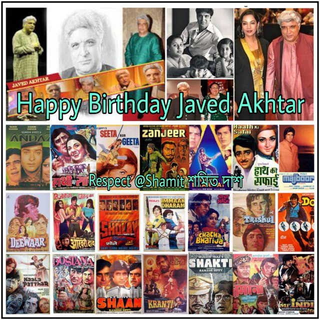  Wish Sir Javed Akhtar Ji a very Happy Birthday 