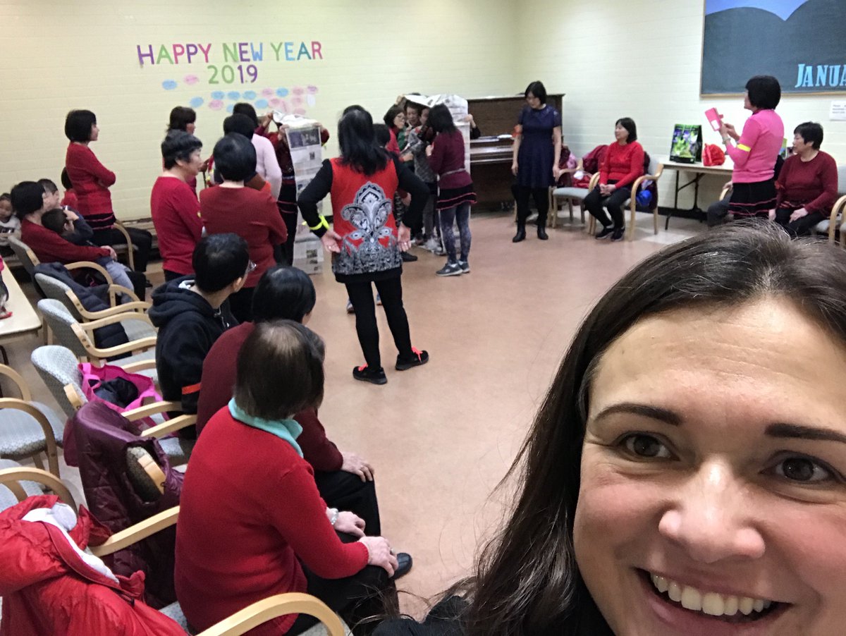 #ThrowbackThursday to this festive New Year party hosted by some of our volunteers. These volunteers use the #CedarCottage space for line dancing, and they organized a gathering for friends and neighbours. (If you look closely, you might see our Seniors Hub Coordinator!) #EastVan