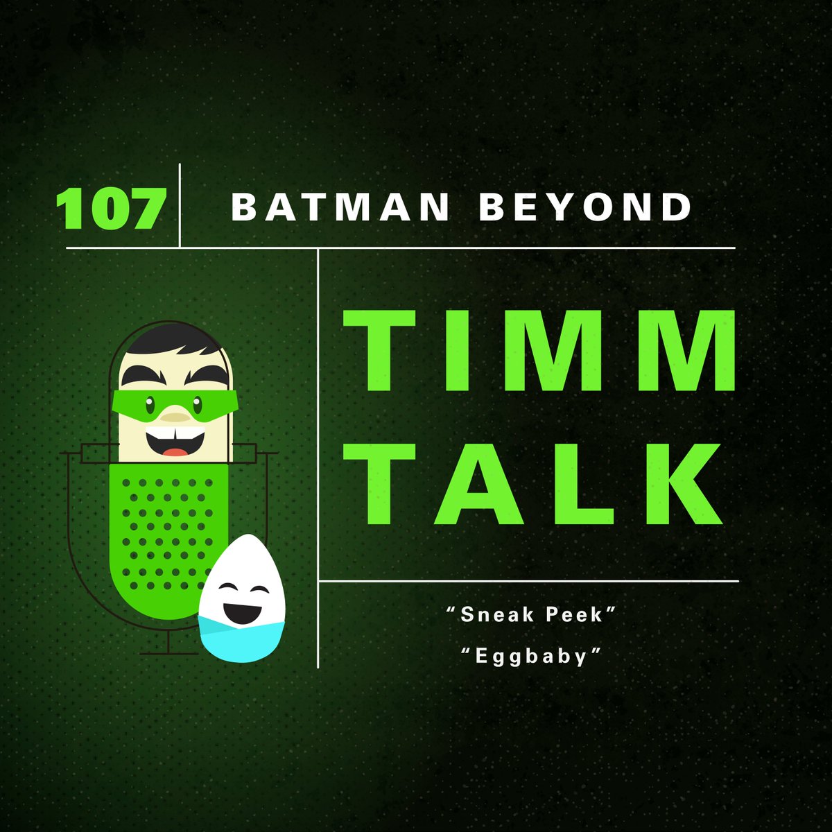 timmtalkpod's tweet photo. Get ready for some #Eggsitting #TVTrope https://t.co/Bmw136GWx1
#Batman #BatmanBeyond #DCAU #DCComics #BruceTimm #BTAS #TerryMcGinnis #SneakPeak #Eggbaby #Batplugs #OnTheBasisofSex #RBG #LikeCrazy #FelicityJones #IsleofDogs #WesAnderson #Wicked #TheHobbit #JRRTolkein #Podcast https://t.co/3lFaY2TNax