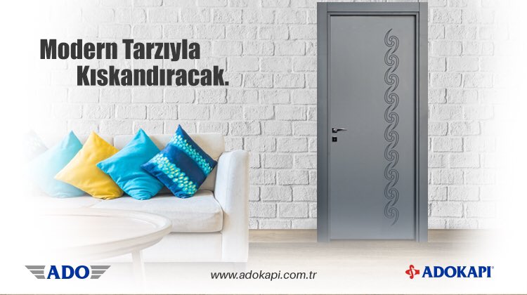 adogrup's tweet image. Modern tarzıyla kıskandıracak!
#adokapı #modern #tarz #tasarım #kapı #adogrup