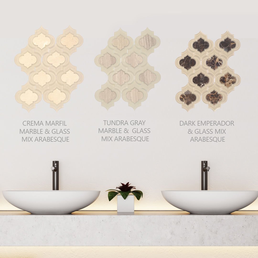 allmarbletiles's tweet photo. Find the best Arabesque Tile &amp; Mosaics for your bathroom or kitchen.  Shop Arabesque Tiles: https://t.co/d28VcieN94 

#waterjetmosaic #mosaic #cloverbianco #waterjetcutting #custom #design #handmade #lightdesign #lightingdesign #art #glass #interiordesign #mosaicart #tiles https://t.co/qqKT9h3zUX