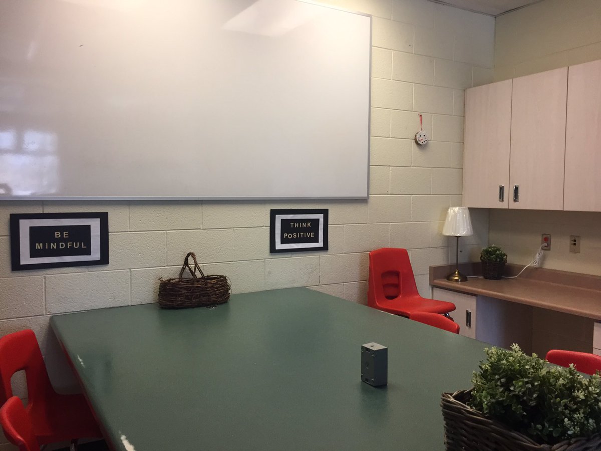 BirchviewDunes's tweet photo. Our new Mindful Room is helping our students work on strategies to help them succeed... #guidedmindfulness #letsworktogether #zones #selfregulation @SCDSB_Schools @SCDSB_Wellness https://t.co/rZuVlnCFOG