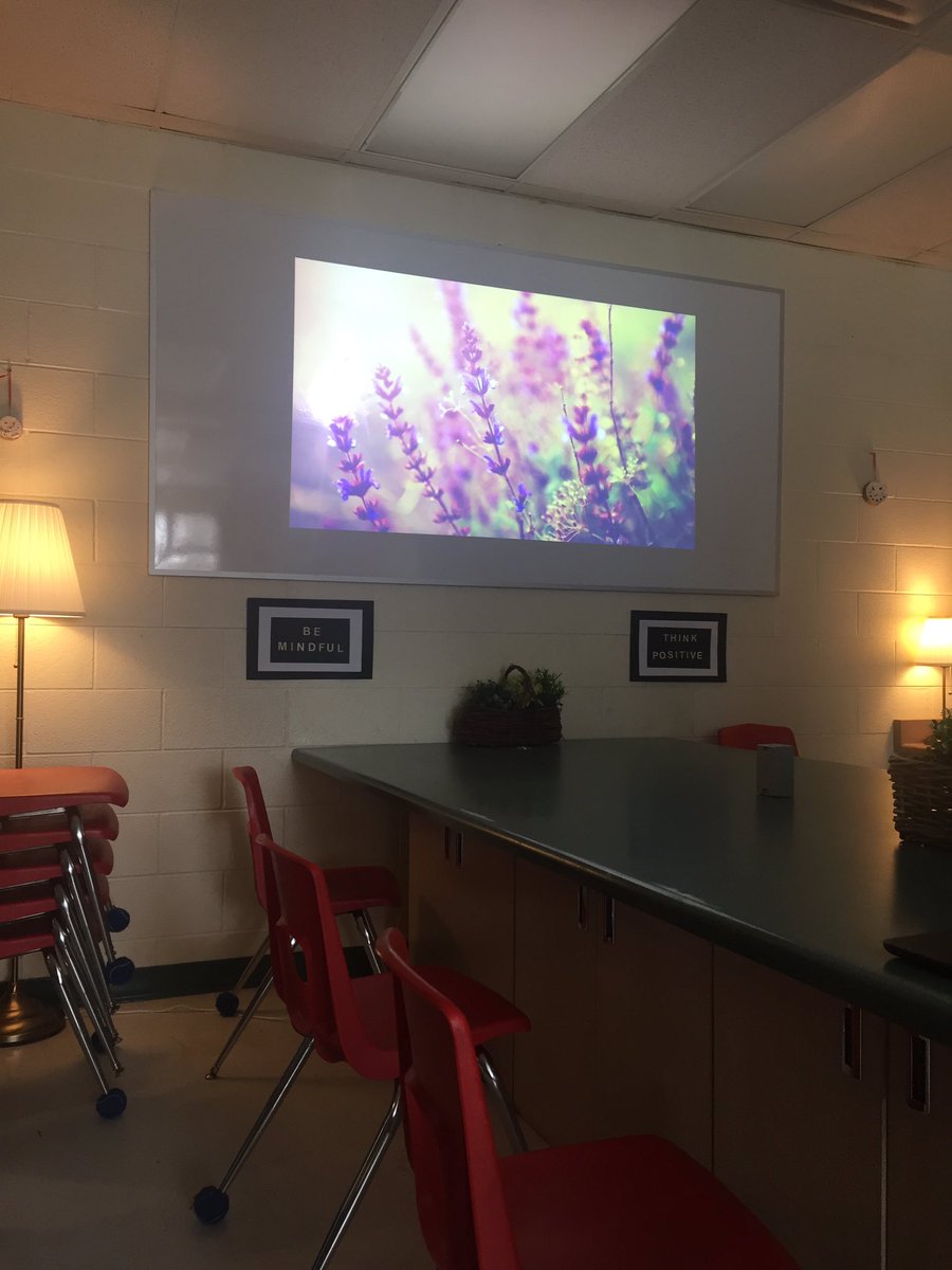 BirchviewDunes's tweet photo. Our new Mindful Room is helping our students work on strategies to help them succeed... #guidedmindfulness #letsworktogether #zones #selfregulation @SCDSB_Schools @SCDSB_Wellness https://t.co/rZuVlnCFOG