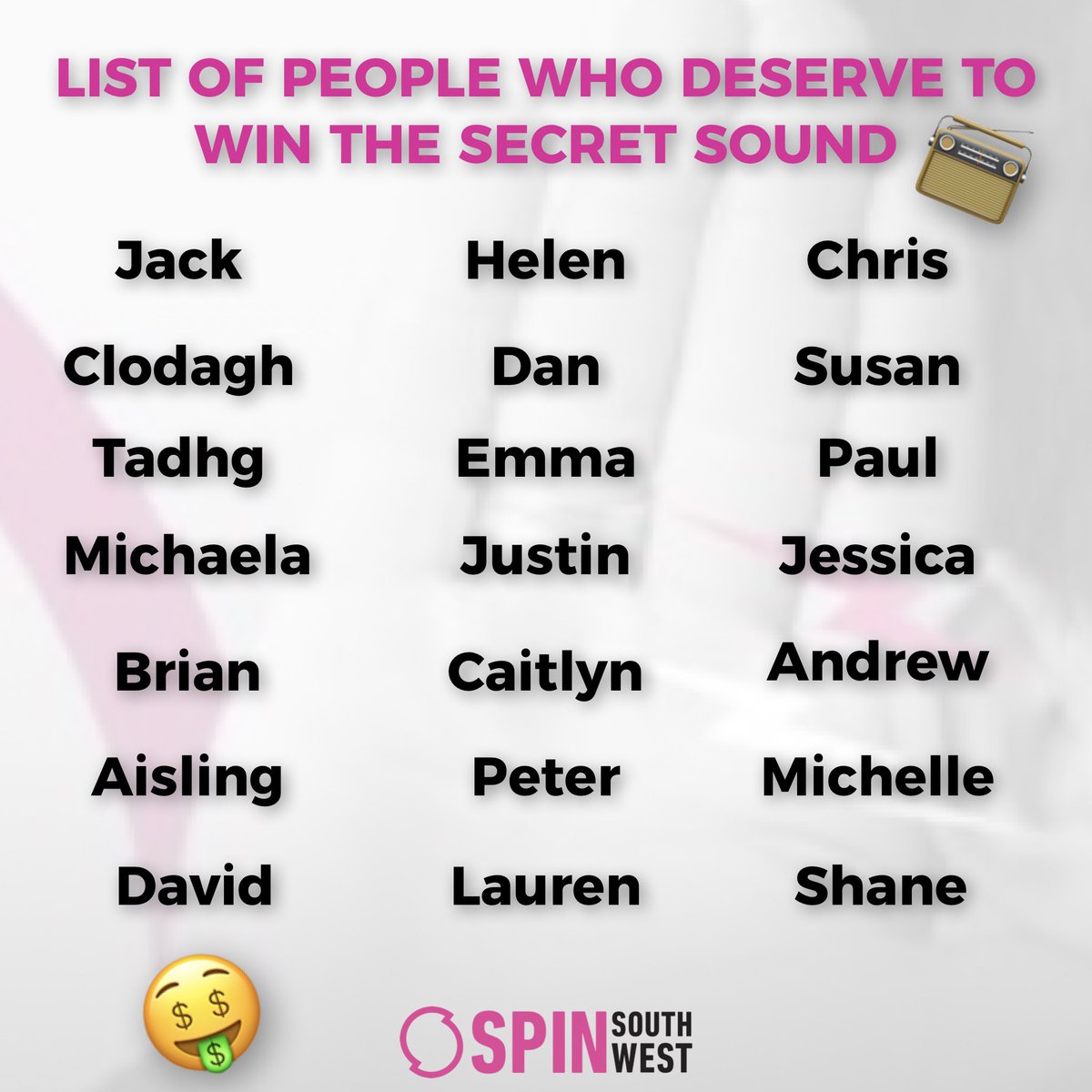 SPINSouthWest's tweet image. Better make sure you’re listening to Fully Charged to win thousands 💶🤑 #SpinSouthWest #SecretSound #mrbinman