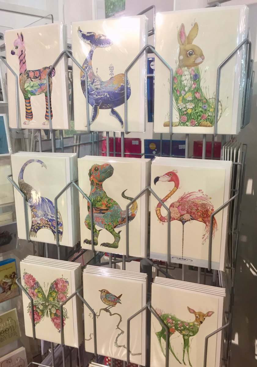 We constantly strive to offer a uniquely diverse range of cards. Adore these new additions. Beautiful animals infilled with scenes from their natural habitats #cards #Gosforth