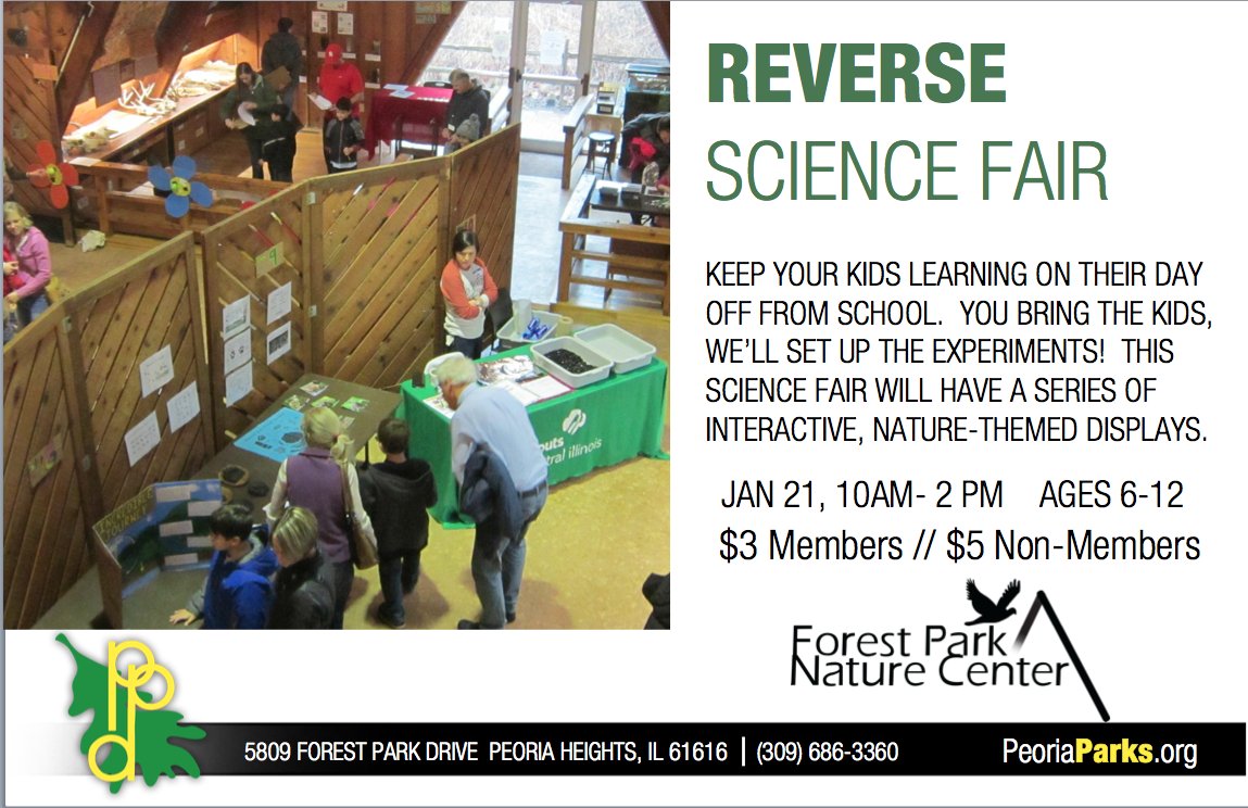 Join us for our annual Reverse Science Fair this Monday!