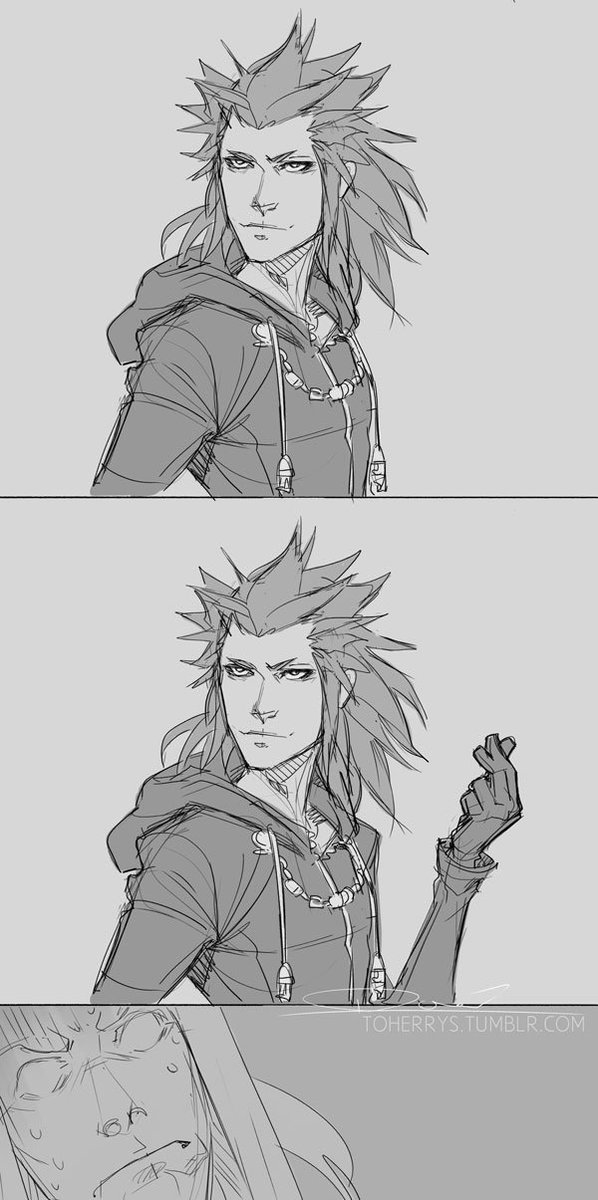 Well hello there, "senpai".

I saw someone somewhere talk about how when Axel/Lea learns Vexen/Even had rejoined the Organization he'd just snap him off again 