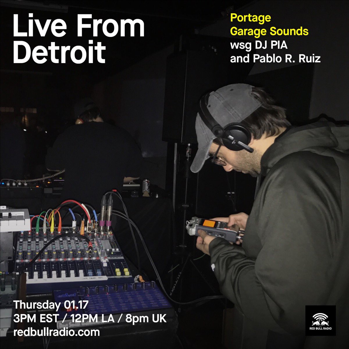 Today at 3pm #pablorruiz and #djpia on @redbull_radio with hosts <a href="/CharlesTrees/">TREES</a> and <a href="/__SHIGETO/">繁登</a> for <a href="/PGSOUNDS/">PORTAGE GARAGE SOUNDS</a> takeover
