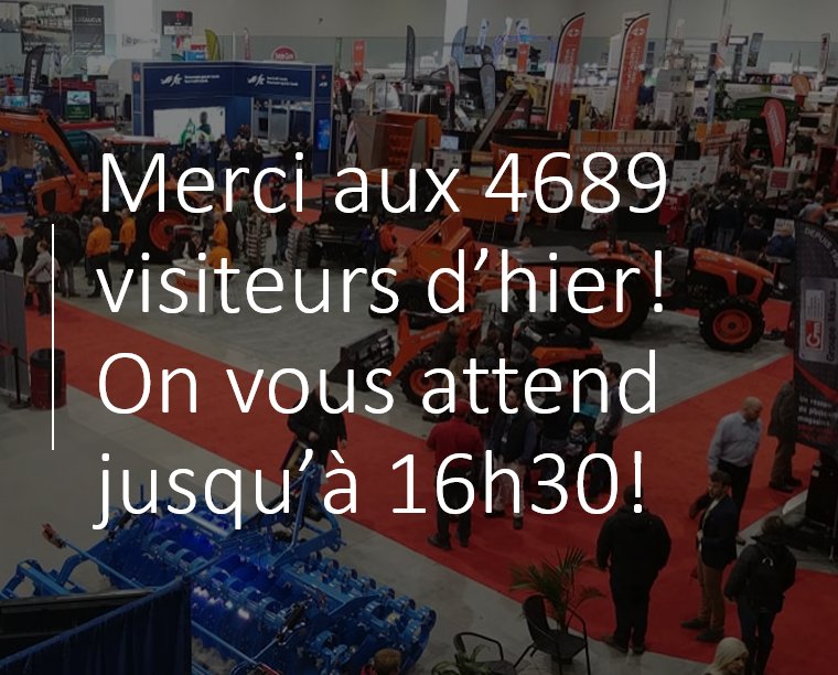 Le Salon c'est pas fini! On vous attend jusqu'à 16h30!
#salon2019 #salonagriculture