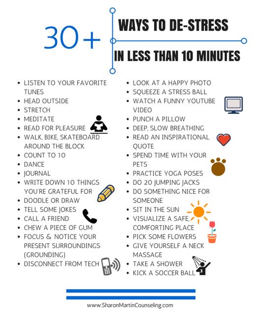 Strategies for managing stress are so important to building resilience &amp; secondary trauma. Check out 30 ways to de-stress in less than 10 minutes from @smartinlcsw that was recently used by our Child Advocacy Center staff and their MDTs.