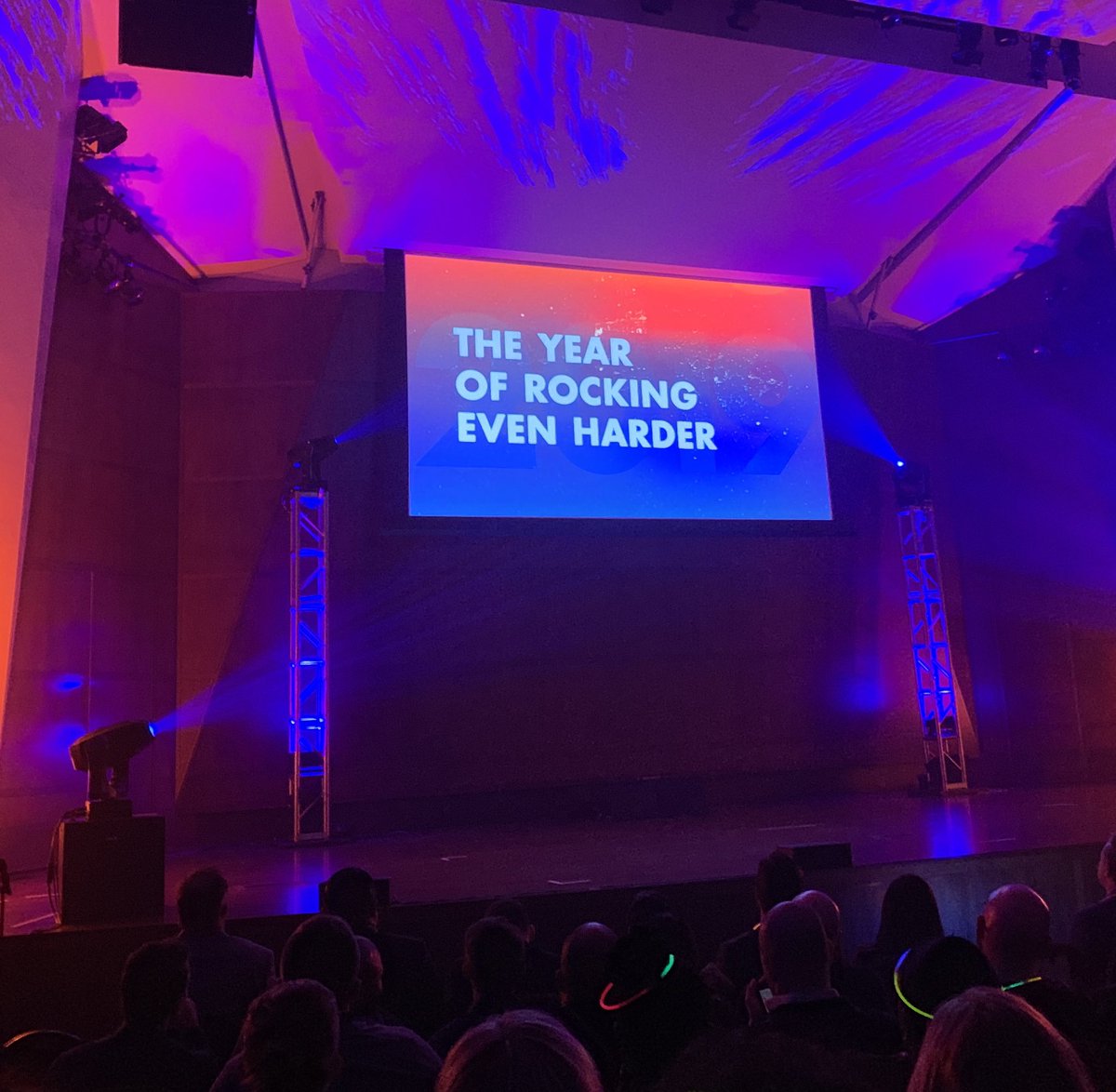 sarahewood's tweet photo. When your annual company meeting feels like a rock concert 🕺🎉 And we’re hiring like crazy so come join us! @lhediscovery
#ediscovery job fun #OneLighthouseSummit https://t.co/mVtX377Le8