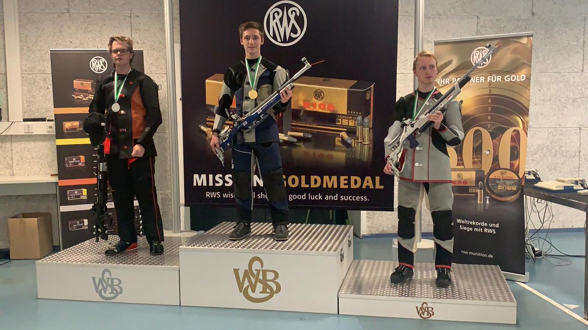 tir_ff's tweet photo. #RWSCup Dernière finale de la journée et nouvelle médaille pour la #TeamFrance à #Dortmund ✨Avec 243,6 points, Clément Pichard en #Carabine 10m Junior Garçons décroche l'or 🥇 🇫🇷👏🏻#Tir #Sportif #ShootingSport https://t.co/qTdNdOGfMy