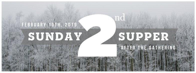 KarisJeffCity's tweet photo. Come joins us for a potluck style lunch after the Gathering on Sunday, February 10th. Bring a friend as well as a dish to share. RSVP here with what you plan to bring: https://t.co/u2Otn85O7O https://t.co/OEWmL6PAT0