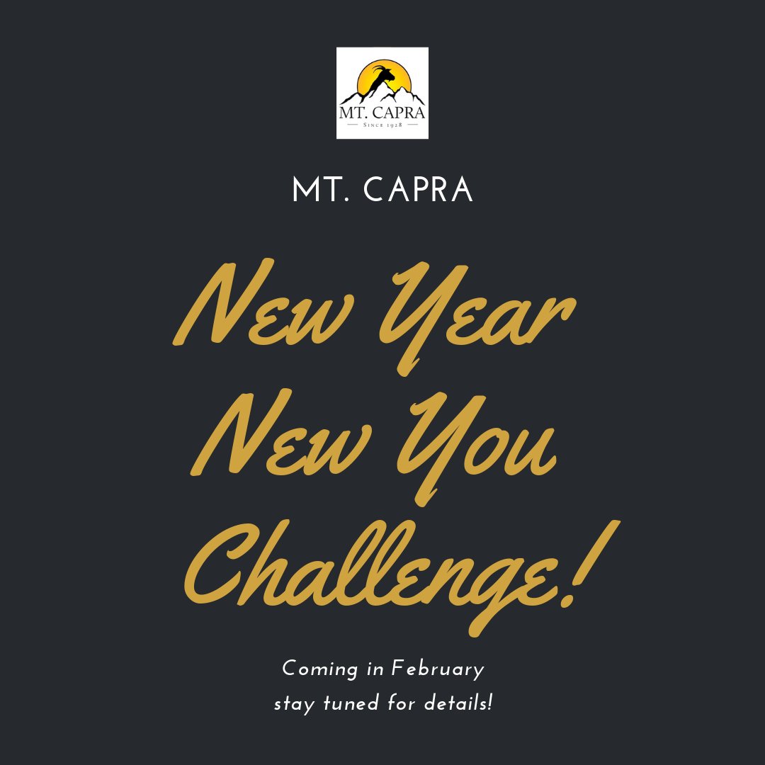 mtcapra's tweet photo. It's never too late to start! Join the Mt. Capra team and participate in our New Year New You Challenge, beginning in February. Stay tuned for details!
#mtcapra #ourgoatsourfarm #knowyourfarmer #restoreyou #knowyourfarmer #eatrealfood #eatclean #fitfam #newyear #challenge https://t.co/a1dQWM3rGw