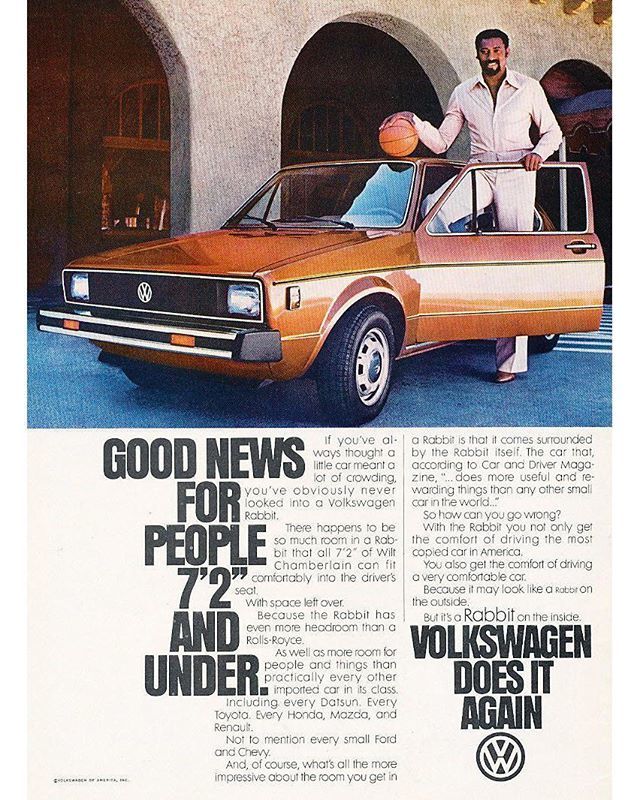 1970's VW Rabbit Advertisement