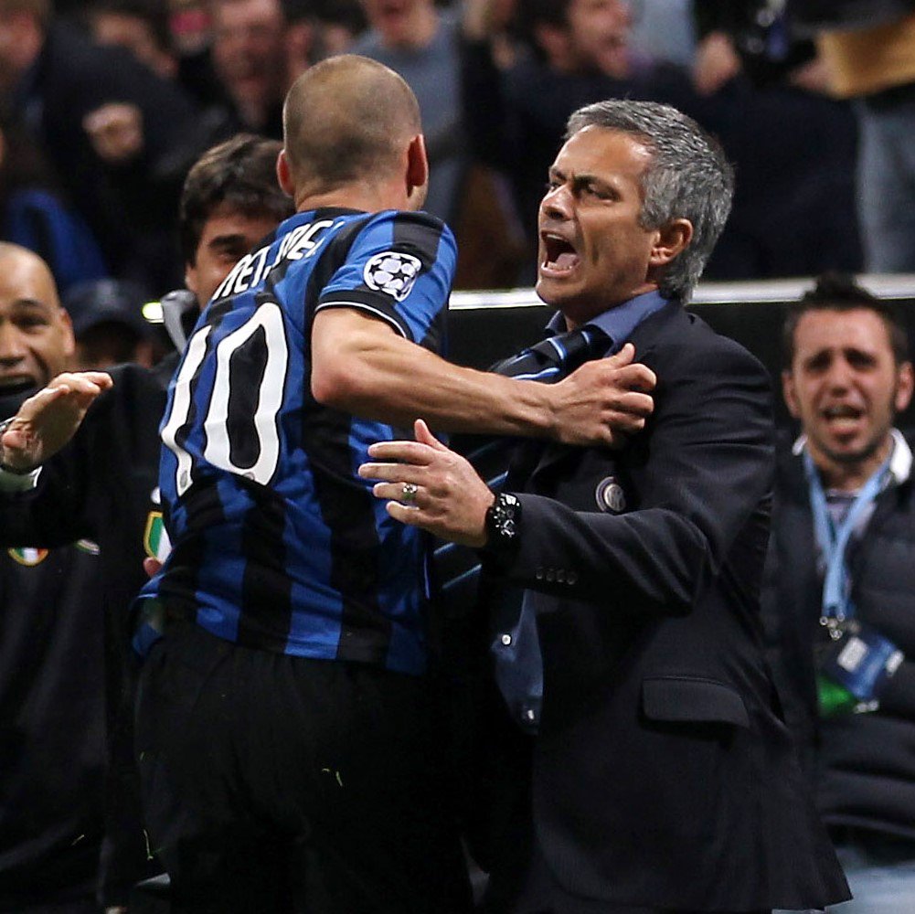 José #Mourinho: "La squadra migliore che ho allenato❓ L'#Inter del #Triplete, abbiamo vinto tutto" ⚫🔵
#UCL @Inter