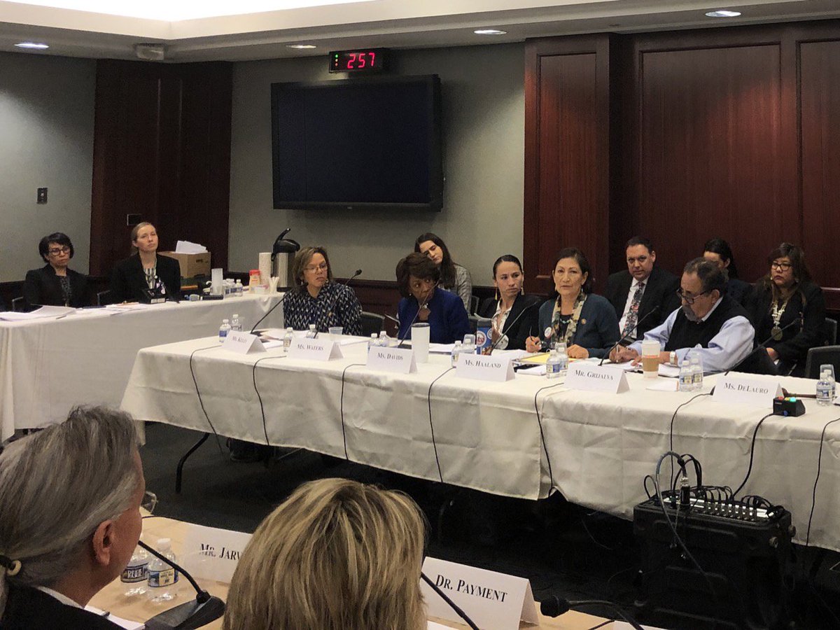 indianz's tweet image. Rep. Deb Haaland (D-New Mexico) and Rep. Sharice Davids (D-Kansas) have landed their first committee assignments! Haaland was named to Armed Services while Davids was named to Transportation and Infrastructure. @RepDebHaaland @RepDavids indianz.com/News/2019/01/1… #NativeCongress