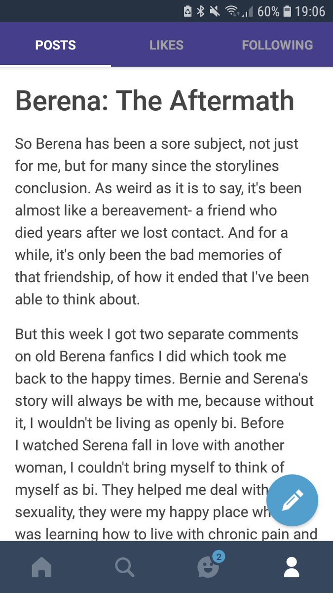 WhovianKate's tweet photo. Some late night #berena thoughts that I thought I would share on here for those who still feel hurt and let down #tldr #tumblrpost #wlwrepresentation https://t.co/T0S0D692yP