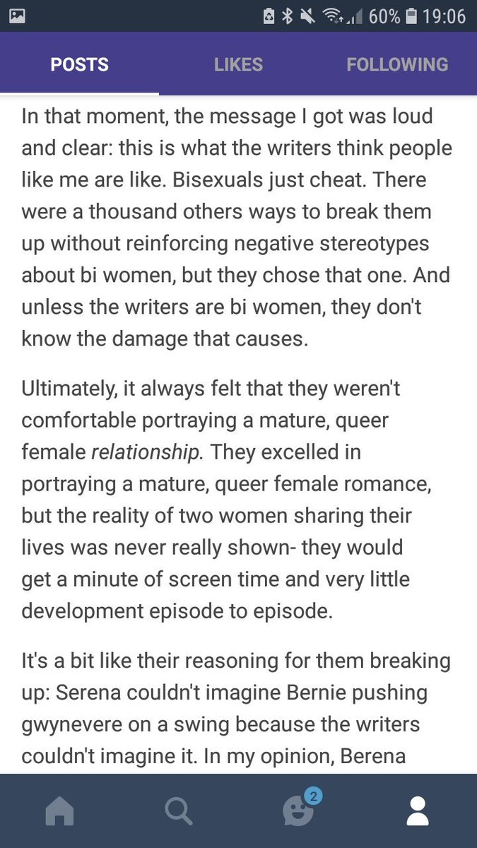 WhovianKate's tweet photo. Some late night #berena thoughts that I thought I would share on here for those who still feel hurt and let down #tldr #tumblrpost #wlwrepresentation https://t.co/T0S0D692yP