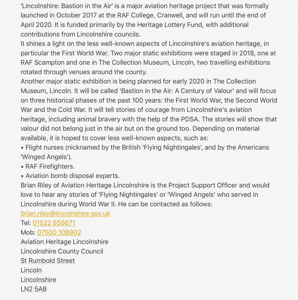 RafMetheringham's tweet photo. Could you help retell their stories?
#AviationHeritageLincolnshire #AHL would like to hear any stories of #FlyingNightingales or #WingedAngels who served in #Lincolnshire during #WW2
#TellingTheirStories #AirEvacuation #Medical #Evacuation #Nurses #Nursing #Hospitals #USAAF https://t.co/7Lv4iuLMu4