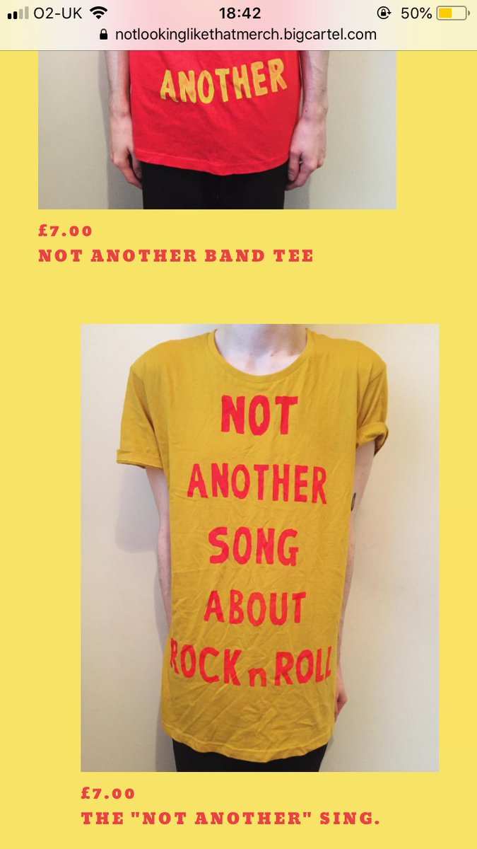NEW MERCHANDISE AVAILABLE ON OUR BIG CARTEL TO CELEBRATE THE SUCCESS OF OUR SINGLE! All VERY LIMITED! CHECK IT 

notlookinglikethatmerch.bigcartel.com/products

#notlookinglikethat #nllt