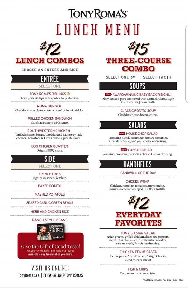 Tony Romas Red Deer tweet media