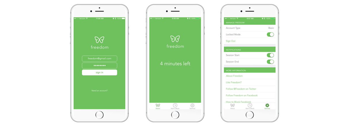 Are you distracted by your phone, social media, shopping during the day? This is costing you your productivity, ability to focus, and general well-being, which can be staggering. Freedom gives you control of your time back for less than $2.50/month! bit.ly/2SMD9Ih