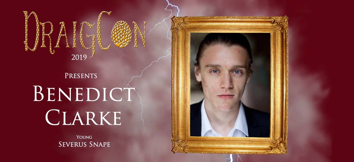 ⚡⚡GUEST ANNOUNCEMENT⚡⚡
#DraigCon is back! #AcceptNoSubstitutes! We r pleased to announce... @benedictclarke AKA Young #SeverusSnapr to the July 2019 line up @The_Printworks #Manchester! 
We’ve got young #JamesPotter, young #Snape... I wand-er who is next #potterheads? 🧙‍♂️