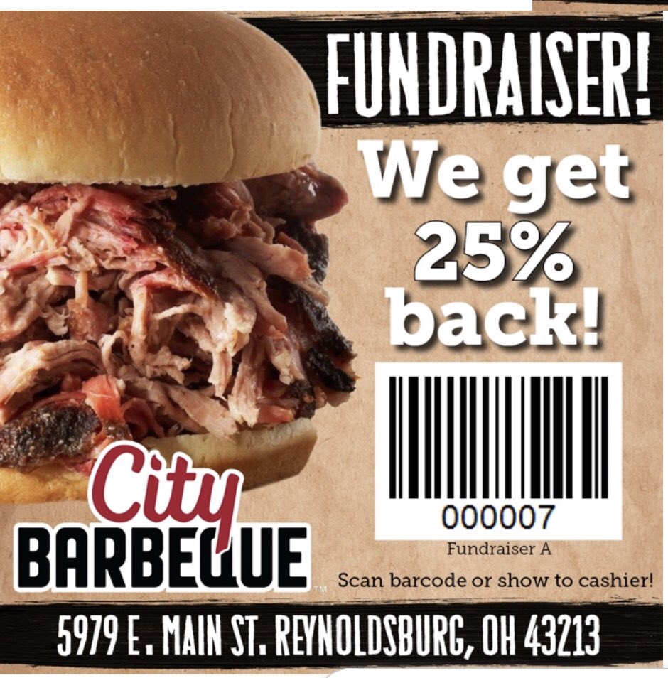 ReynSues's tweet photo. Don’t forget....tonight is the Summit Road night at City Barbecue!! Bring your flyer and help support our PTO!! @SummitRdElemPTO @ReynSchools https://t.co/J9yzMCBlKO