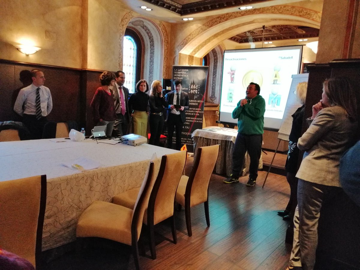 Hoy hemos estado realizando una actividad de #teambuilding con nuestros amigos del <a href="/BancoSabadell/">Banco Sabadell</a>, esperamos que hayáis disfrutado tanto como nosotros! Ha sido un placer!