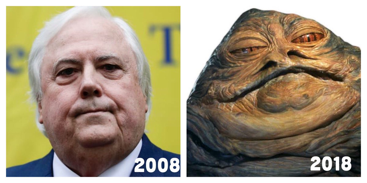 Ten year challenge #TenYearChallenge #clivepalmer #Auspol #AusVotes2019