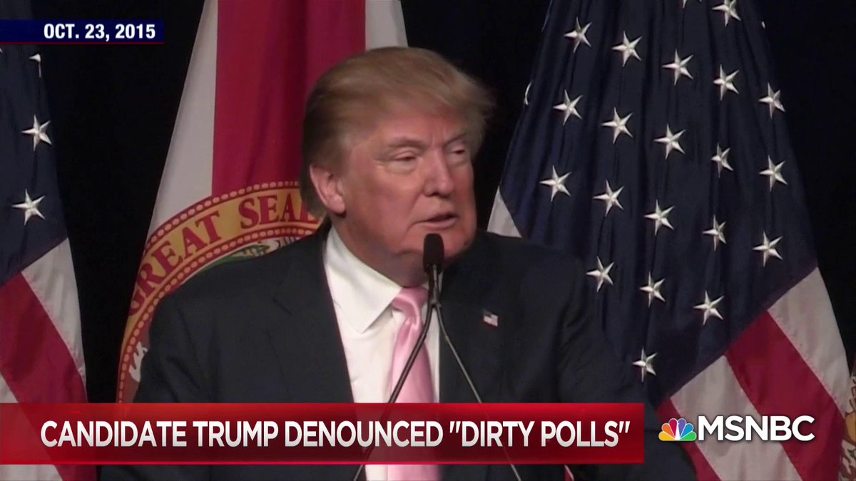 According to the Wall Street Journal, Cohen paid a digital firm roughly $13,000 to help rig online polls to boost Trump’s popularity before the 2016 campaign. During the campaign Donald Trump frequently boasted about online polls and bashed any poll that showed him behind. Watch: